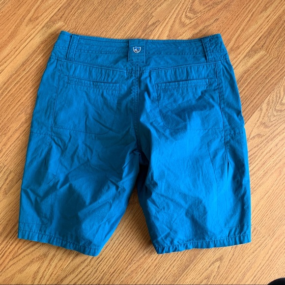 kuhl teal womens shorts 2 - Picture 5 of 6